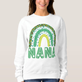 Nana St Patricks Day Irish Grandmoeder Rainbow Trui