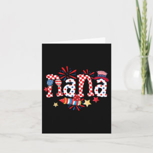 Nana Sungles Vlag Vuurwerk Patriottisch 4e van J Kaart