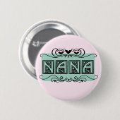 Nana T-shirts en cadeautjes Ronde Button 5,7 Cm (Voorkant /achterkant)