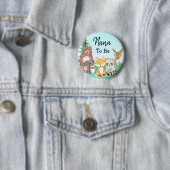 Nana to be | Baby shower Bosland Creatures Ronde Button 5,7 Cm (In situ)