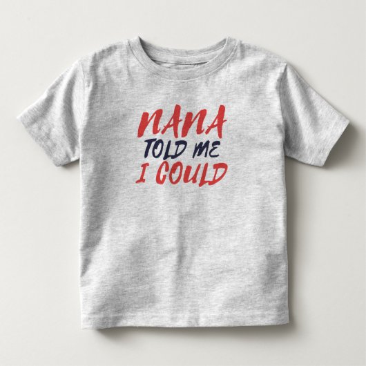 Nana Toddler Fine Jersey T-Shirt (Voorkant)