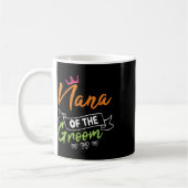 Nana van de bruidegom bruid Happy Wedding Marry Da Koffiemok (Links)