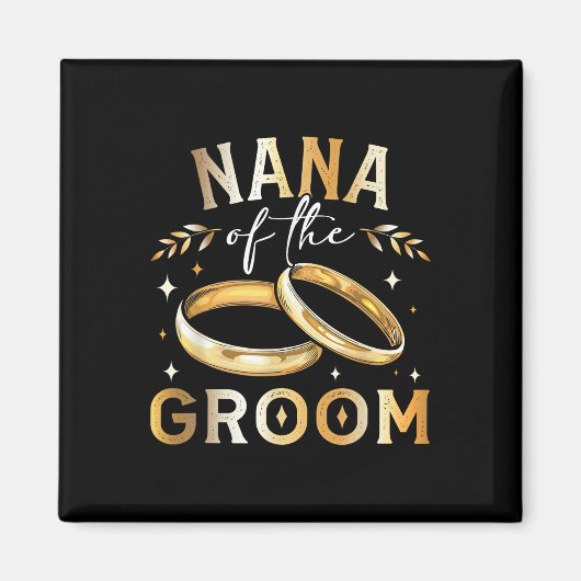 Nana van de bruidegom bruidegom en verloofde magneet (Voorkant)
