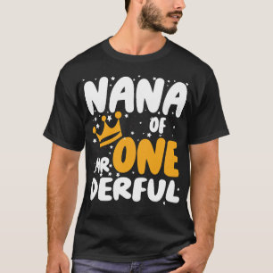 Nana van de heer One Derful Party Matching Familie T-shirt
