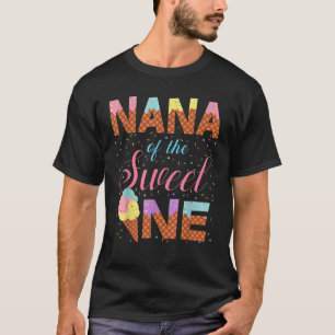 Nana van de Sweet One 1e verjaardag meisje ijs T-shirt