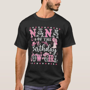 Nana van de verjaardag CowGirl Rodeo CowGirl Verja T-shirt