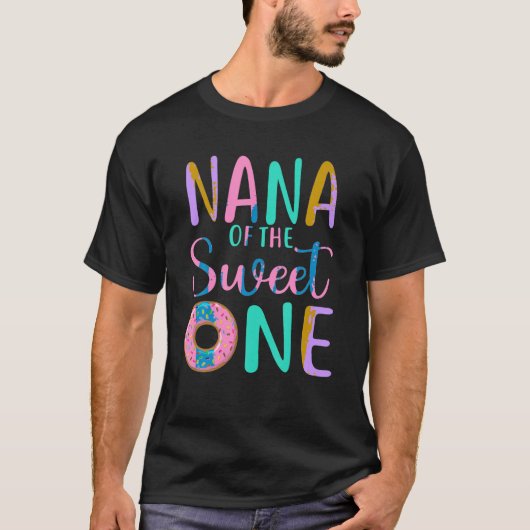 Nana van de Zoete Oma 1e Verjaardag Meisje Do T-shirt (Voorkant)