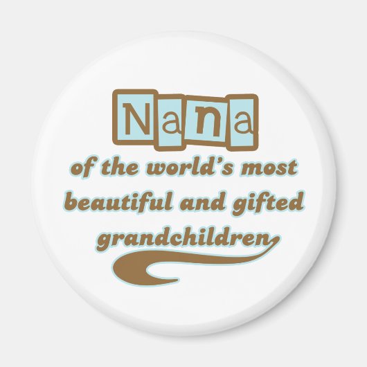 Nana van Gifted Kleinkinderen Magneet (Voorkant)