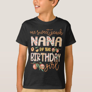Nana van The Birthday Girl One Sweet Peach 1st T-shirt