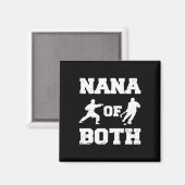 Nana van zowel Funny Hockey als Karate Nana Magneet (Voorkant / Achterkant)