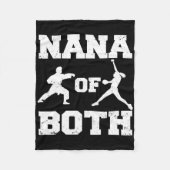 Nana van zowel Funny Softll als Karate Nana Fleece Deken (Voorkant)