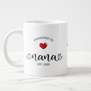 Nana Vastgestelde Nieuwe Oma Cadeau Grote Koffiekop