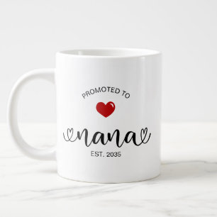 Nana Vastgestelde Nieuwe Oma Cadeau Grote Koffiekop