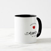 Nana Vastgestelde Nieuwe Oma Cadeau Mok (Voorkant rechts)