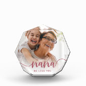Nana We houden van je | Grandma Script Overlay Fotoblokken (Voorkant)