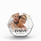 Nana We houden van je | Grandma Script Overlay Fotoblokken (Voorkant)