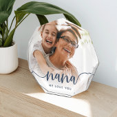 Nana We houden van je | Grandma Script Overlay Fotoblokken