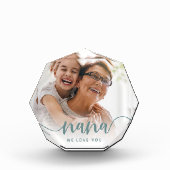 Nana We houden van je | Grandma Script Overlay Pho Fotoblokken (Voorkant)