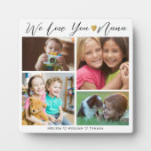 Nana We houden van je | Grootkinderen 4 Foto-colla Fotoplaat (Voorkant)