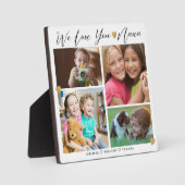 Nana We houden van je | Grootkinderen Gold 4 Foto- Fotoplaat (Voorkant)