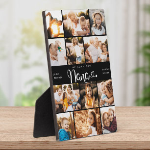 Nana We houden van je hart, de moderne fotocollage Fotoplaat