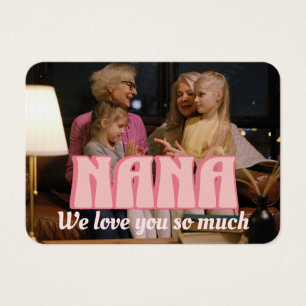 NANA - We houden zoveel van je Visitekaartje