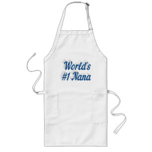 Nana zee Blauwe Moederdag Lang Schort