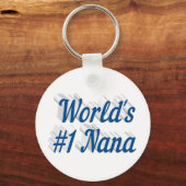 Nana zee Blauwe Moederdag Sleutelhanger (Achterkant)