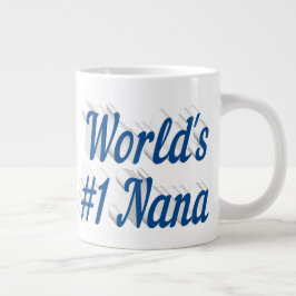 Nana zee blue halve text Moederdag Grote Koffiekop