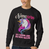 Nanacorn Happy Moederdag Unicorn Lover Proud Na Trui (Voorkant)