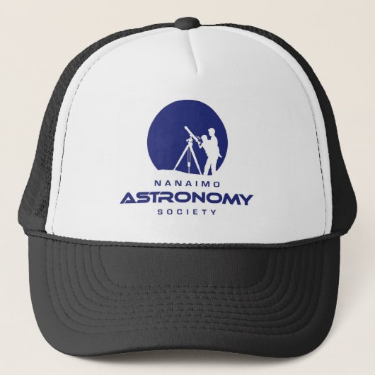 Nanaimo Astronomy Logo Draag Trucker Pet (Voorkant)