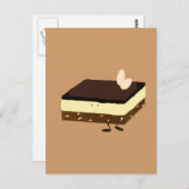 Nanaimo bar glimlachen briefkaart (Voorkant / Achterkant)