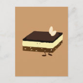 Nanaimo bar glimlachen briefkaart (Voorkant)