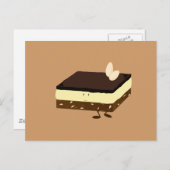 Nanaimo bar glimlachen briefkaart (Voorkant / Achterkant)