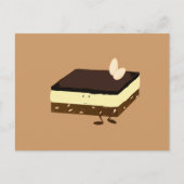Nanaimo bar glimlachen briefkaart (Voorkant)