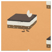 Nanaimo bar glimlachen stof (Close Up)