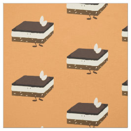 Nanaimo bar glimlachen stof