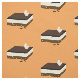 Nanaimo bar glimlachen stof