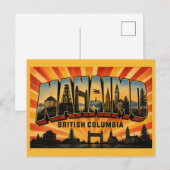 Nanaimo BC Havenstad Briefkaart (Voorkant / Achterkant)