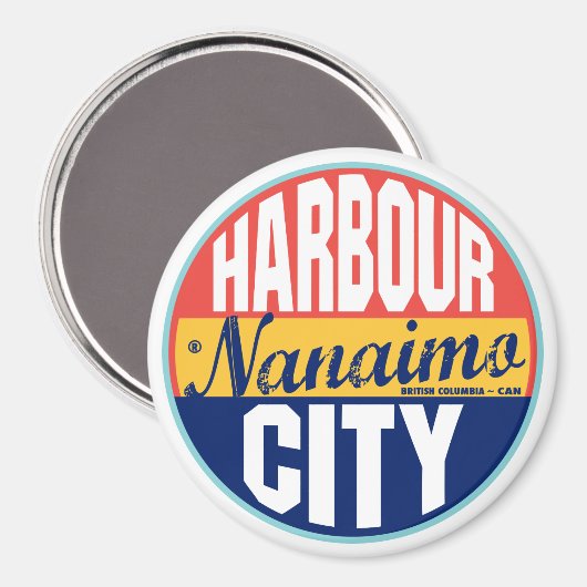 Nanaimo  Label Magneet (Voorkant / Achterkant)