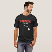 Nanakuli Hawaii Verenigde Staten Amerika Reizen Ha T-shirt (Voorkant volledig)