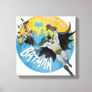 NANANANANA Batman Icon Canvas Afdruk