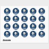 nananananana Batfish. Ronde Sticker (Vel)