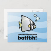 nananananananana Batfish! Briefkaart (Voorkant / Achterkant)