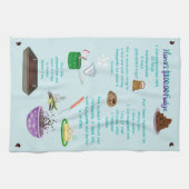 Nana's $100 Fudge Recipe Kitchen Towels Theedoek (Horizontaal)