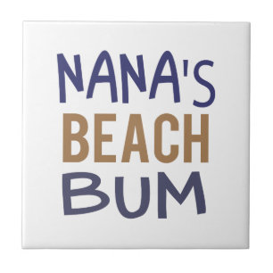 Nana's Beach Bum-tegel Tegeltje