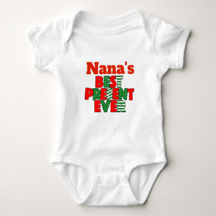Nana's beste Cadeau met kerstkleinkind Romper