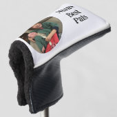 Nana's beste vriend(in) Foto Golf Putter Hoesje Golfheadcover (3/4 voorkant)