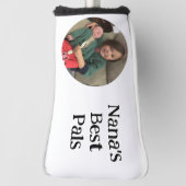Nana's beste vriend(in) Foto Golf Putter Hoesje Golfheadcover (Draai 90)
