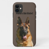 Nana's Big Baby German Shepherd Phone Case (Achterkant)